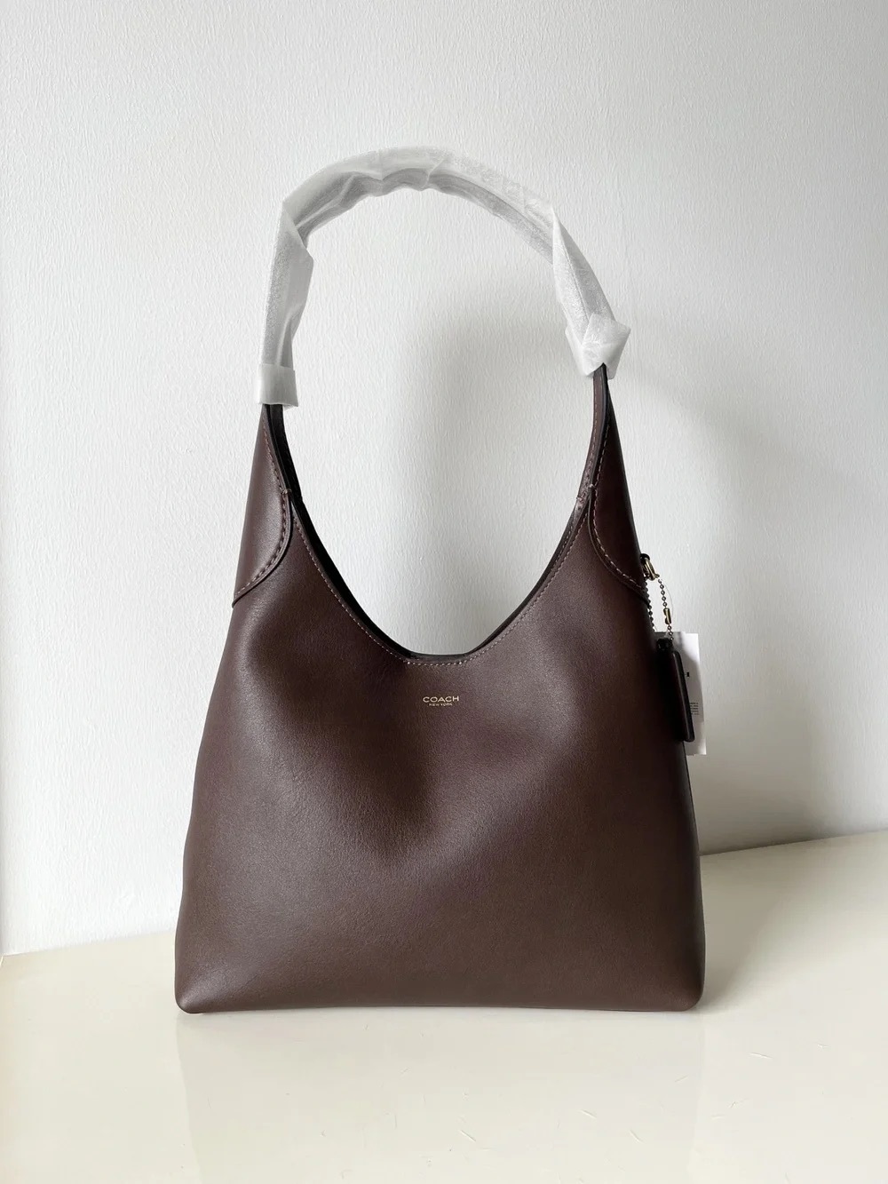 COACH Maple Leather Shoulder Bag